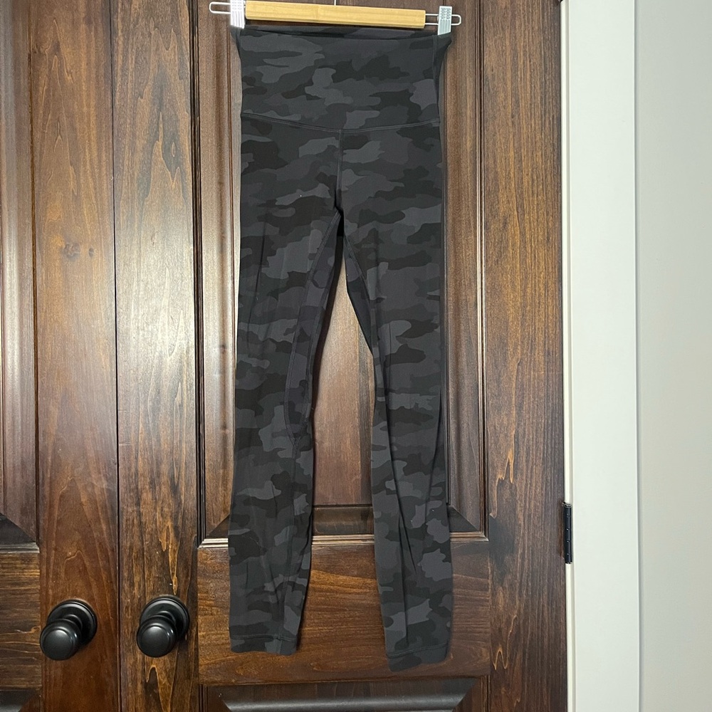 lululemon athletica Black Camo Leggings